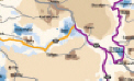 Map of Forbidden Roads in the West Bank 