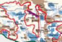 Map of the Separation Barrier in the West Bank